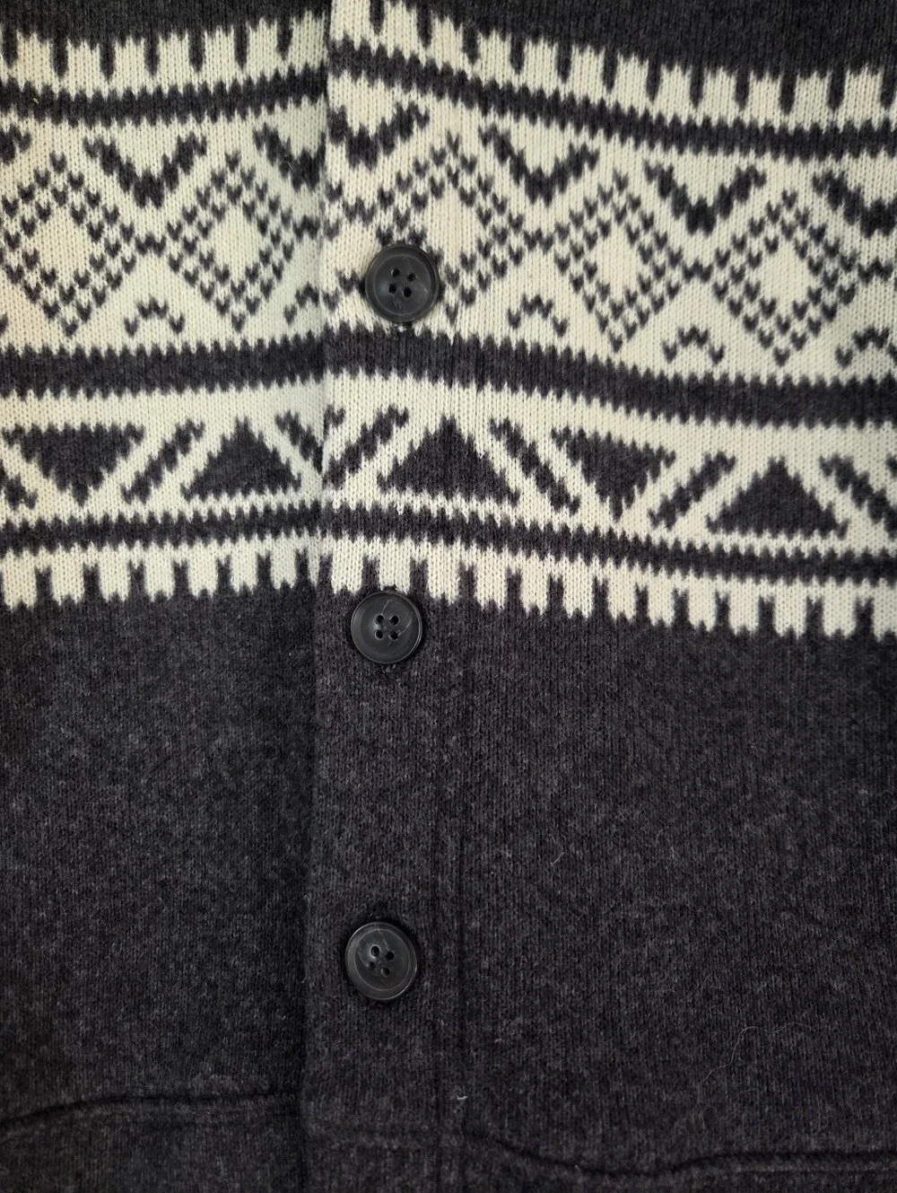 Old Navy Boys Fair Isle Button Front Cardigan Sweater